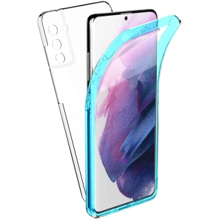 JELLY CASE 360 SAMSUNG S21 modré zadné púzdro na mobilný telefón