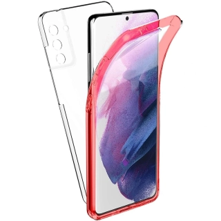 JELLY CASE 360 SAMSUNG S21 červené zadné púzdro na mobilný telefón