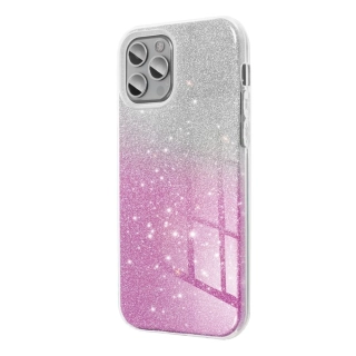 JELLY CASE SHINING SAMSUNG A03s ružovo-strieborné zadné púzdro na mobilný telefón