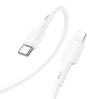 HOCO X83 na koncovku typ C-LIGHTNING, 1m 20W 3A kábel biela universal