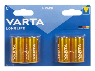 Varta C 1.5 LR14 82-548 alkalická batéria 4ks v balení universal