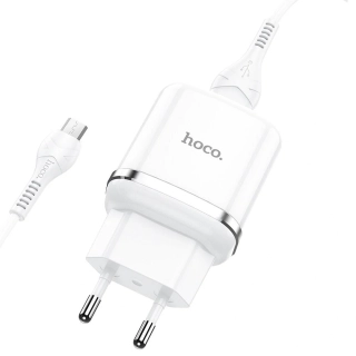 HOCO N3 18W + kábel micro USB QUICKCHARGE white