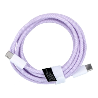 C263 PD60W kábel na koncovku USB-C - USB-C 60W 2m fialový universal