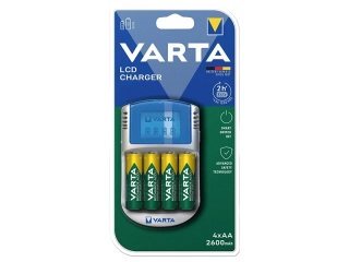 Varta LCD nabíjačka na batérie 57070+4xAA 2600mAh 75-481