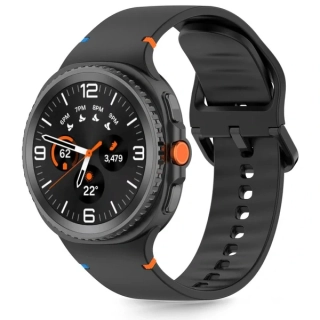 TECH-PROTECT SILICONE SAMSUNG WATCH 8/CLASSIC (40/44/46 MM) BLACK univerzálny remienok na smart watch