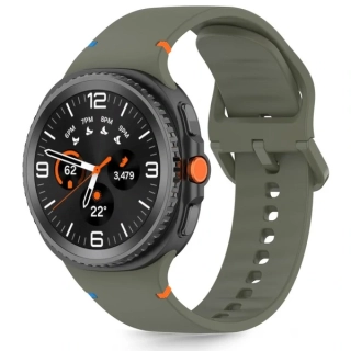 TECH-PROTECT SILICONE SAMSUNG WATCH 8/CLASSIC (40/44/46 MM) ARMY GREEN univerzálny remienok na smart watch