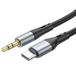 HOCO UPA22 AUX 3,5mm - typ C, 1m, čierny