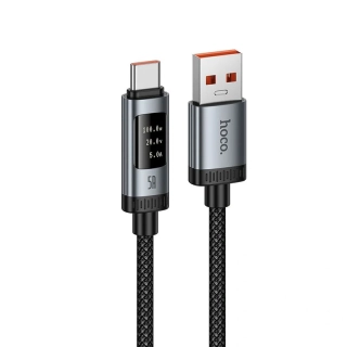 HOCO U148 typ C, 1,2m 100W čierny