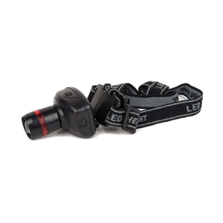 HFL 0083 LED ZOOM 3W čierna multifunkčná čelovka