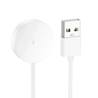 HOCO Y29 nabíjací kábel na smart hodinky 0,6m biely universal