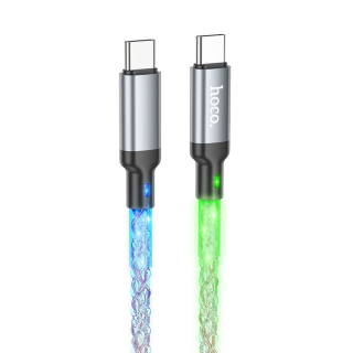 Kábel Hoco Cable Type C to Type C 3A 60W U112 1 M Gray universal