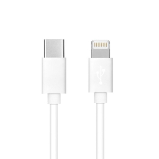 USB C kábel na Lightning PD 3A 27W 1m C291 box biely