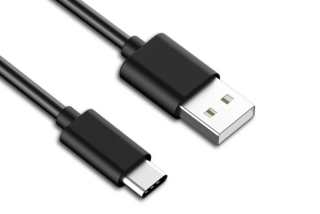 HD16 0035 na koncovku USB-typ C 2A 2m kábel na mobilný telefón čierny