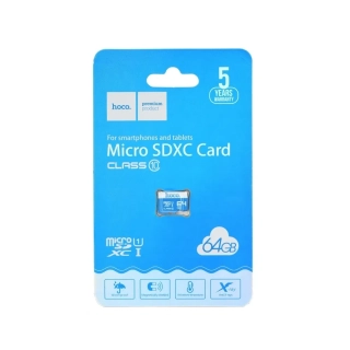 Pamäťová karta HOCO SDHC 64GB microSD, TF card modrá universal