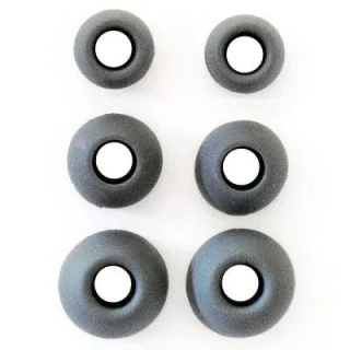 RFE 0028 BLACK gumičky pre slúchadlá v 3 veľkostiach